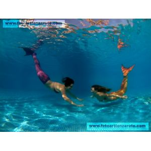 Page 2 Lanzarote Mermaids under water Fotoshooting