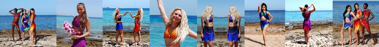 MerWear fashion is swimming and beachwear inspired ny mermaids