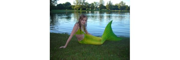 Mermaid on ground