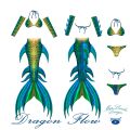 Mermaid tail Dragon Flow