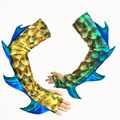 Arm sleeves Dragon Flow with fins