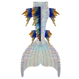 Gold Star Rücken, Hüft und Wadenflossen