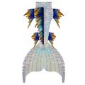 Gold Star dorsal, hip and lower fins

