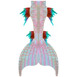 Pink Dragon Hüft und Wadenflossen