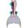 Pink Dragon dorsal and lower fins

