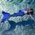 Mermaid tail Undine Azur