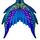 Mermaid tail Undine Azur