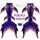 Mermaid tail Purple Passion