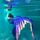 Mermaid tail Purple Passion