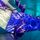 Mermaid tail Purple Passion