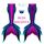 Mermaid tail Moja Magenta