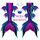 Mermaid tail Moja Magenta