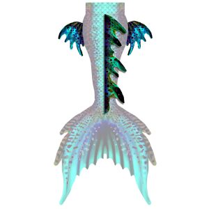 Searafin Cyan Rücken und Hüftflossen