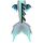 Searafin Cyan dorsal and hip fins

