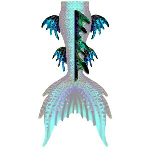Searafin Cyan Rücken, Hüft und Wadenflossen