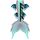 Searafin Cyan Rcken, Hft und Wadenflossen