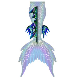 Undine Azur dorsal and lower fins