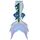 Undine Azur Rcken und Wadenflossen