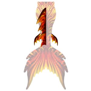Eternal Flame Rücken und Wadenflossen