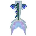 Undine Azur dorsal and hip fins

