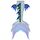 Undine Azur dorsal and hip fins

