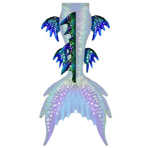 Undine Azur Rücken, Hüft und Wadenflossen