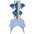Undine Azur dorsal, hip and lower fins

