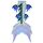 Undine Azur dorsal, hip and lower fins

