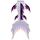 Purple Passion dorsal, hip and lower fins

