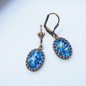 Earrings Atlantis blue