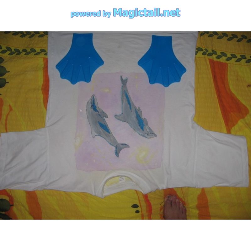 T Shirt 2 springende Delfine dolphinmans outfit