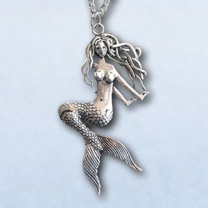 Anhnger Happy Mermaid mit Kette