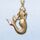 Pendant golden mermaid with chain