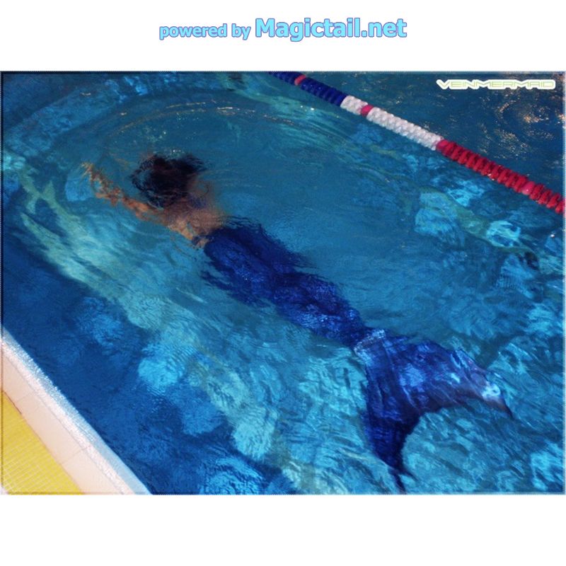Mermaid in the pool