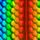 Meerjungfrauenschwanz Rainbow ohne Mono-Flosse