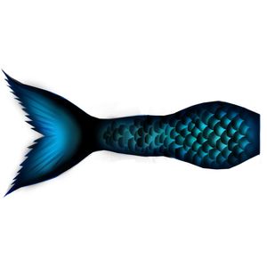 deep blue merman tail