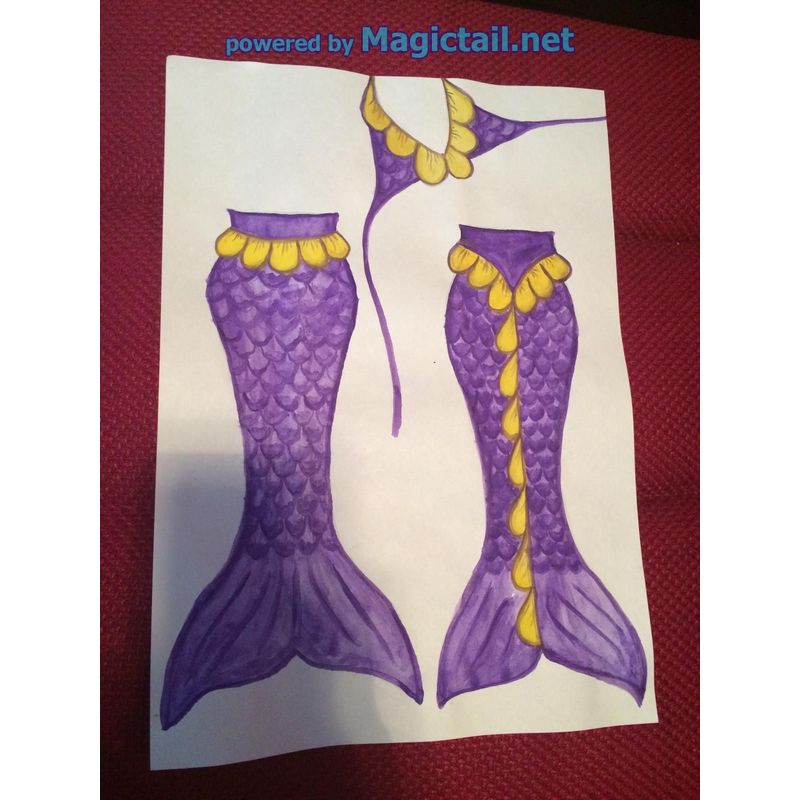 my magical purple tail