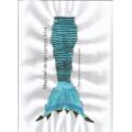 Blue mermaid tail
