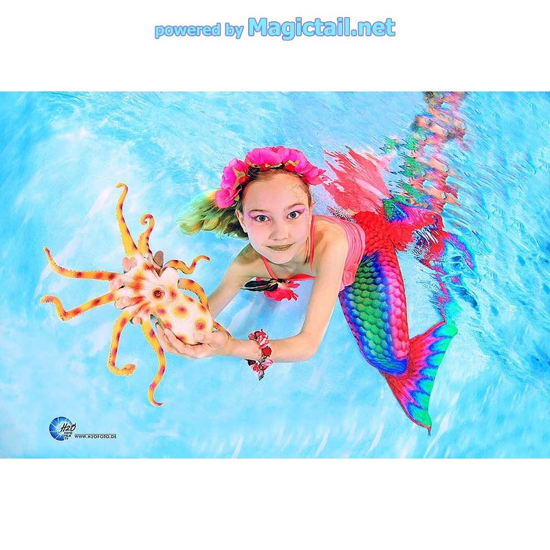 Meerjungfrauen Fotoshooting Unterwasser im Schwimmkurs by H2OFotode