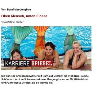 Spiegel Online: Von Beruf Meerjungfrau