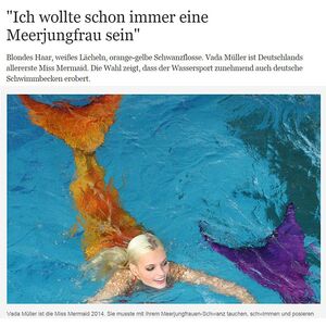 Die Welt: Be a Mermaid