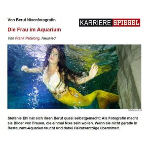 KarriereSPIEGEL: Mermaids photographer by profession