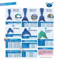 Mermaid tail size chart in, lb