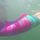 Mermaid tail Pink Lady