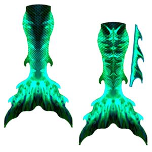 Mermaid tail Deep Sea