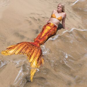 Mermaid costume Ancient Gold L