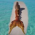Mermaid costume Ancient Gold L