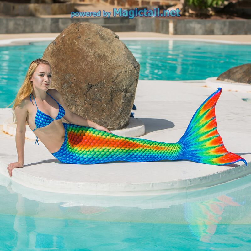 Mermaid tail set Rainbow