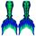 Kostm Pro Bluegreen Dream XL