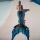 Mermaid costume Mythic Blue XL